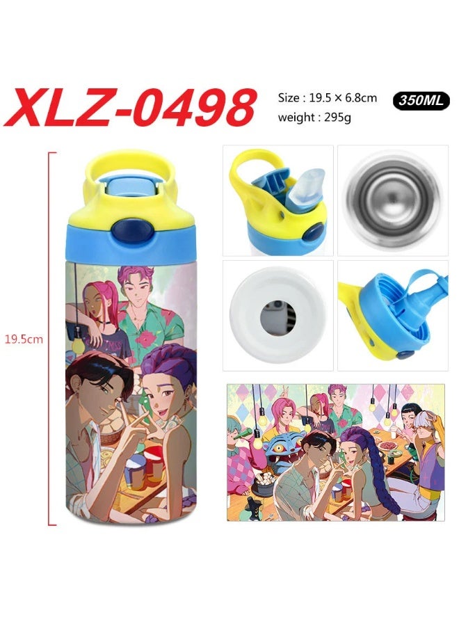 K-Pop Demon-Hunting Girl Group Student High Beauty Level Creative Stainless Steel Four-Color Thermal Cup Water Bottle